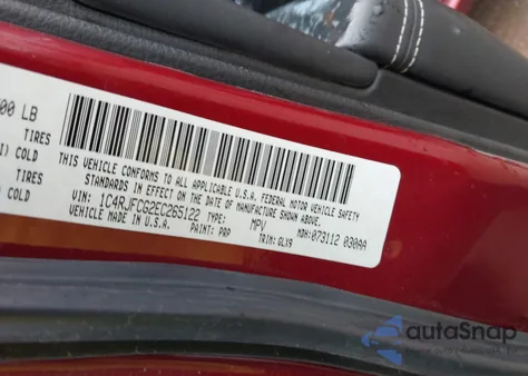 2014 Jeep Grand Cherokee Overland из США, поврежденный, VIN 1C4RJFCG2EC265122